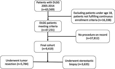 Early costs and complications of first-line low-grade glioma treatment using a large national database: Limitations and future perspectives